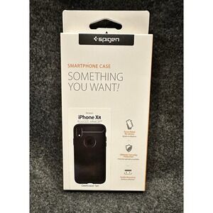 Spigen iPhone XR Case Matte Black Cover Rugged Armor